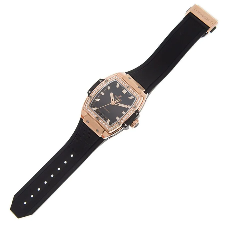 Hublot Big Bang Automatic Diamond Black Dial Watch 665.OX.1180.RX.1204