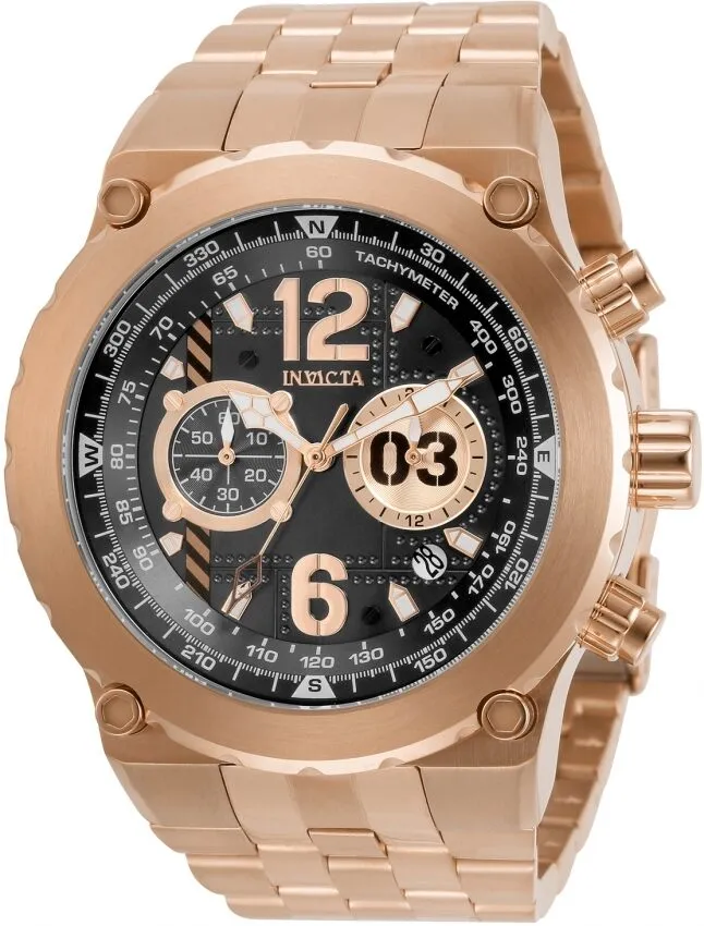 Invicta Aviator Chronograph Quartz Black Dial Men's Watch 31593