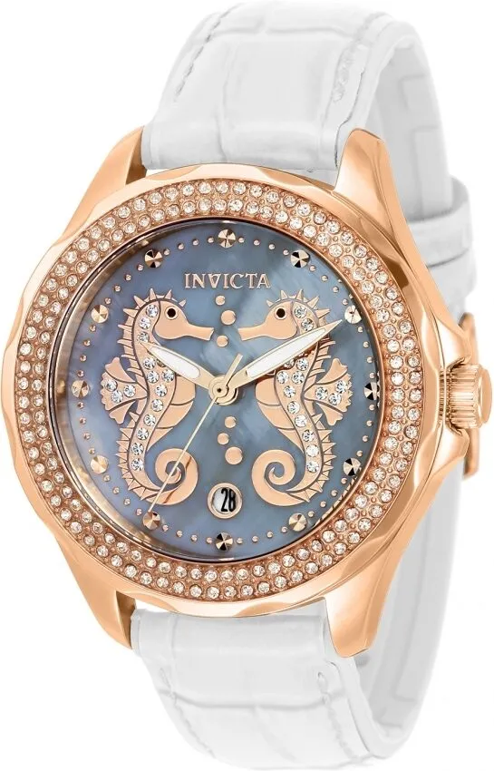 Invicta Wildflower Seahorse Quartz Ladies Watch 32662