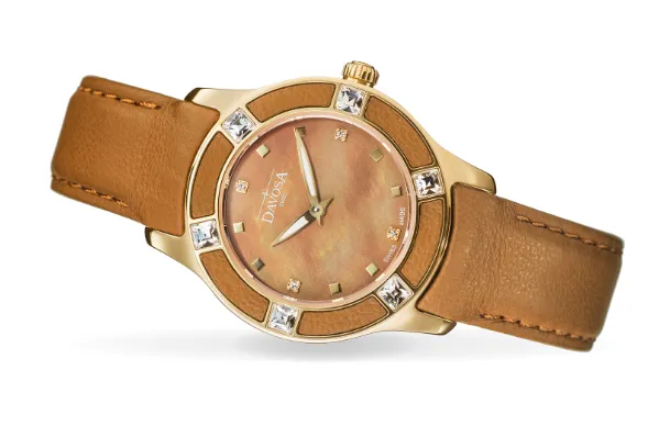 Irisea Quartz Swiss-Made Brown Brown Ladies Watch 16756885