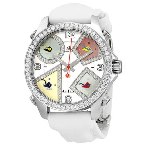 Jacob and Company Five Time Zones Diamond Mother of Pearl Dial Unisex Watch JCM24DA