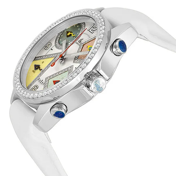 Jacob and Company Five Time Zones Diamond Mother of Pearl Dial Unisex Watch JCM24DA