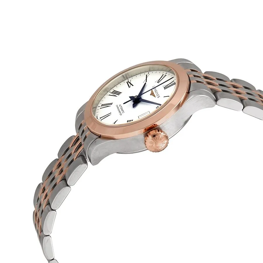 Longines Record Automatic White Dial Ladies Watch L2.320.5.11.7