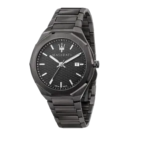 Maserati Stile Gun Metal Chronograph