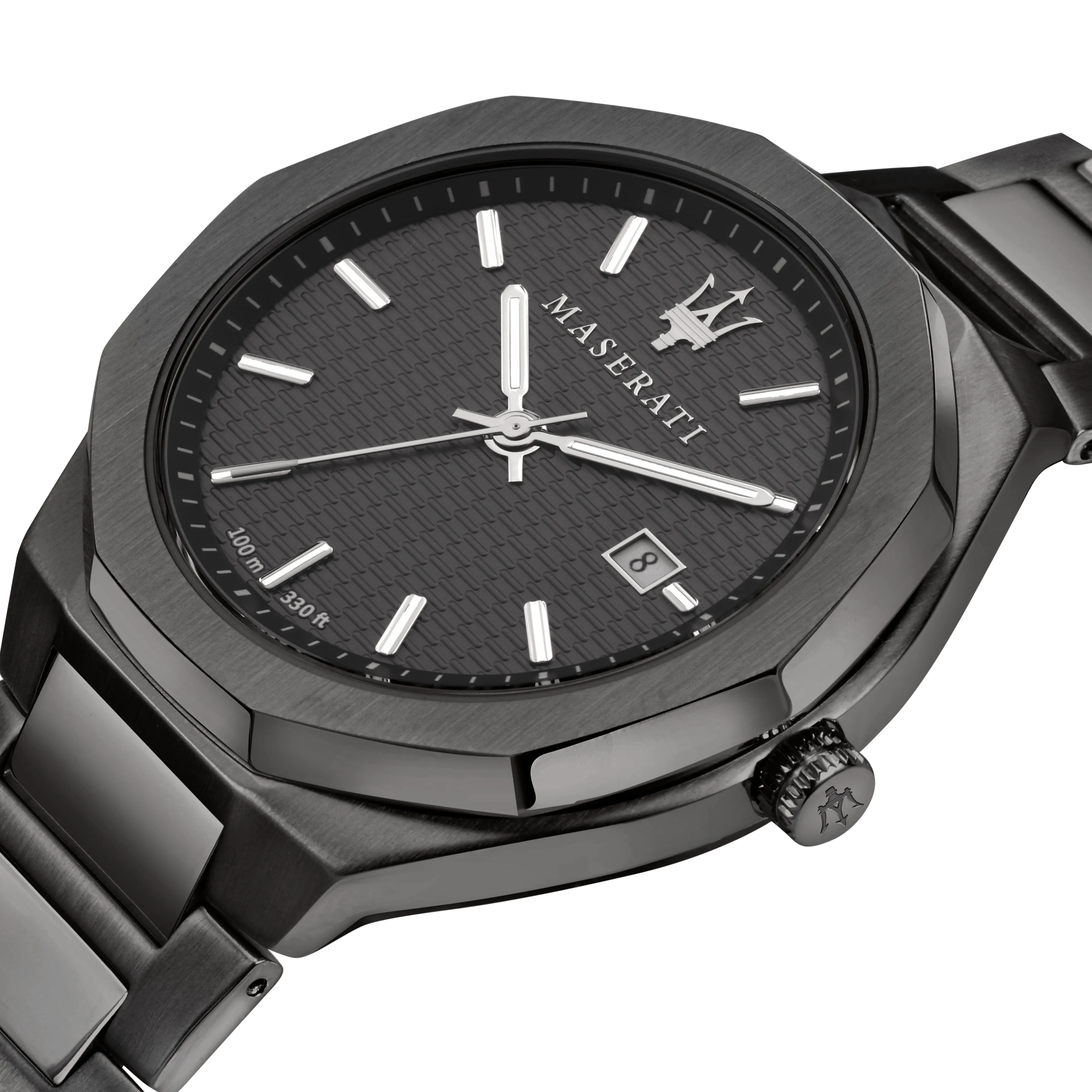 Maserati Stile Gun Metal Chronograph