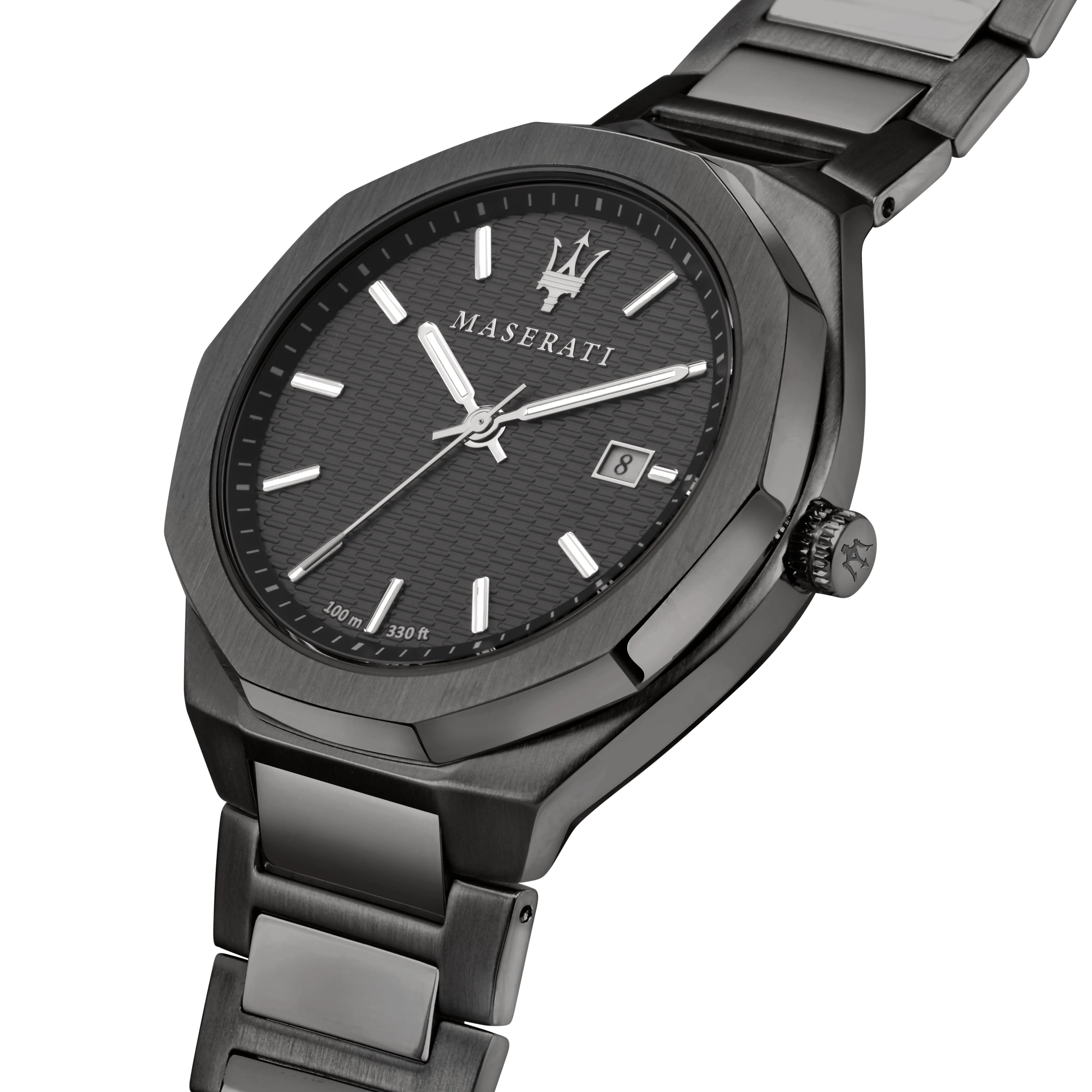 Maserati Stile Gun Metal Chronograph
