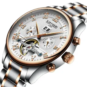 Mens Luxury Tourbillon Watch – Automatic Mechanical Timepiece