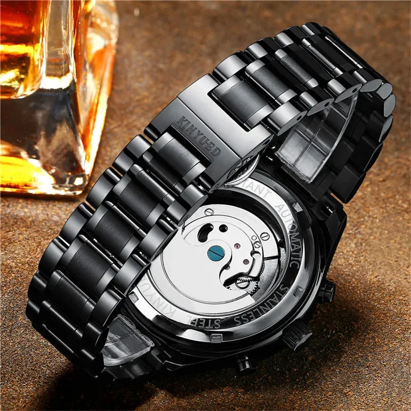 Mens Luxury Tourbillon Watch – Automatic Mechanical Timepiece