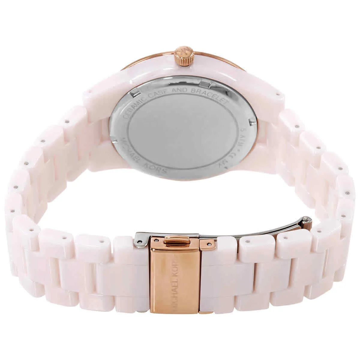 Michael Kors Ritz Quartz Crystal Silver Dial Ladies Watch MK6838