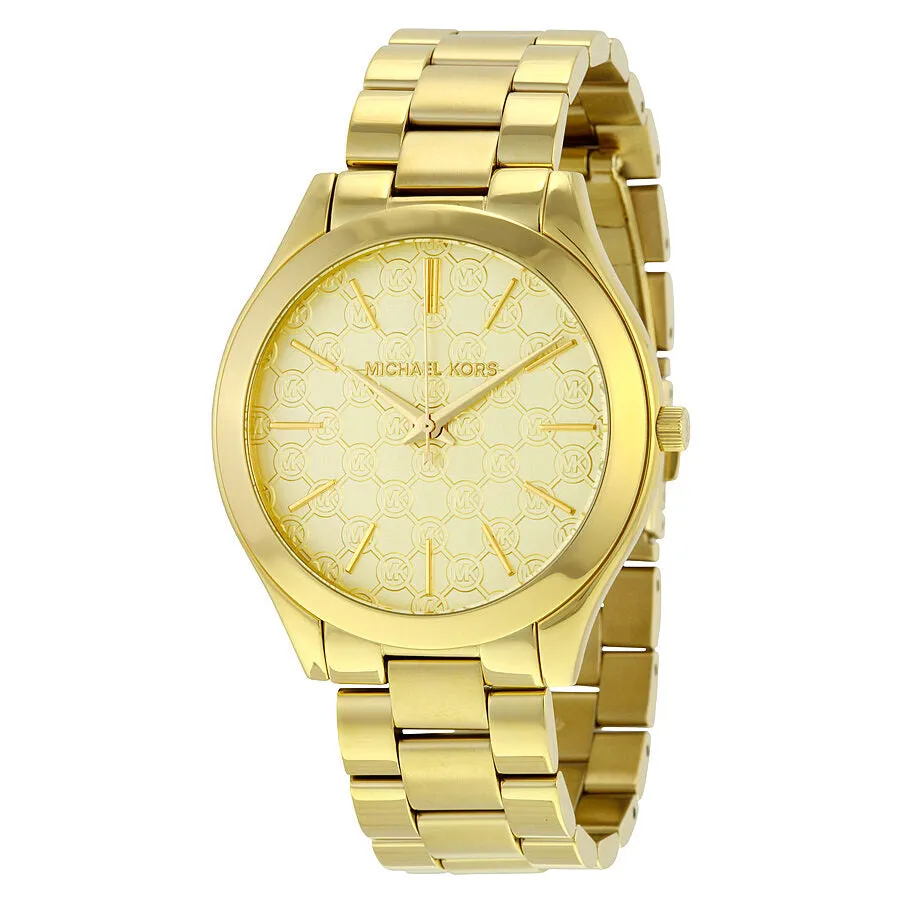 Michael Kors Slim Runway Champagne Dial Ladies Watch MK3335