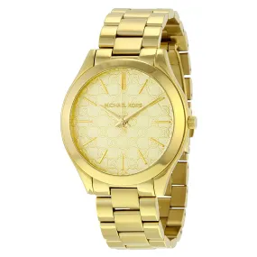 Michael Kors Slim Runway Champagne Dial Ladies Watch MK3335