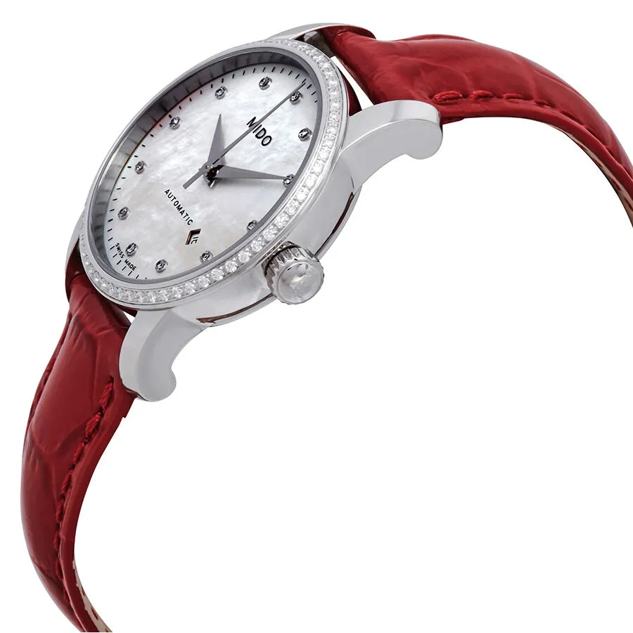 Mido Baroncelli Automatic Mother of Pearl  Diamond Dial Ladies Watch M76024697