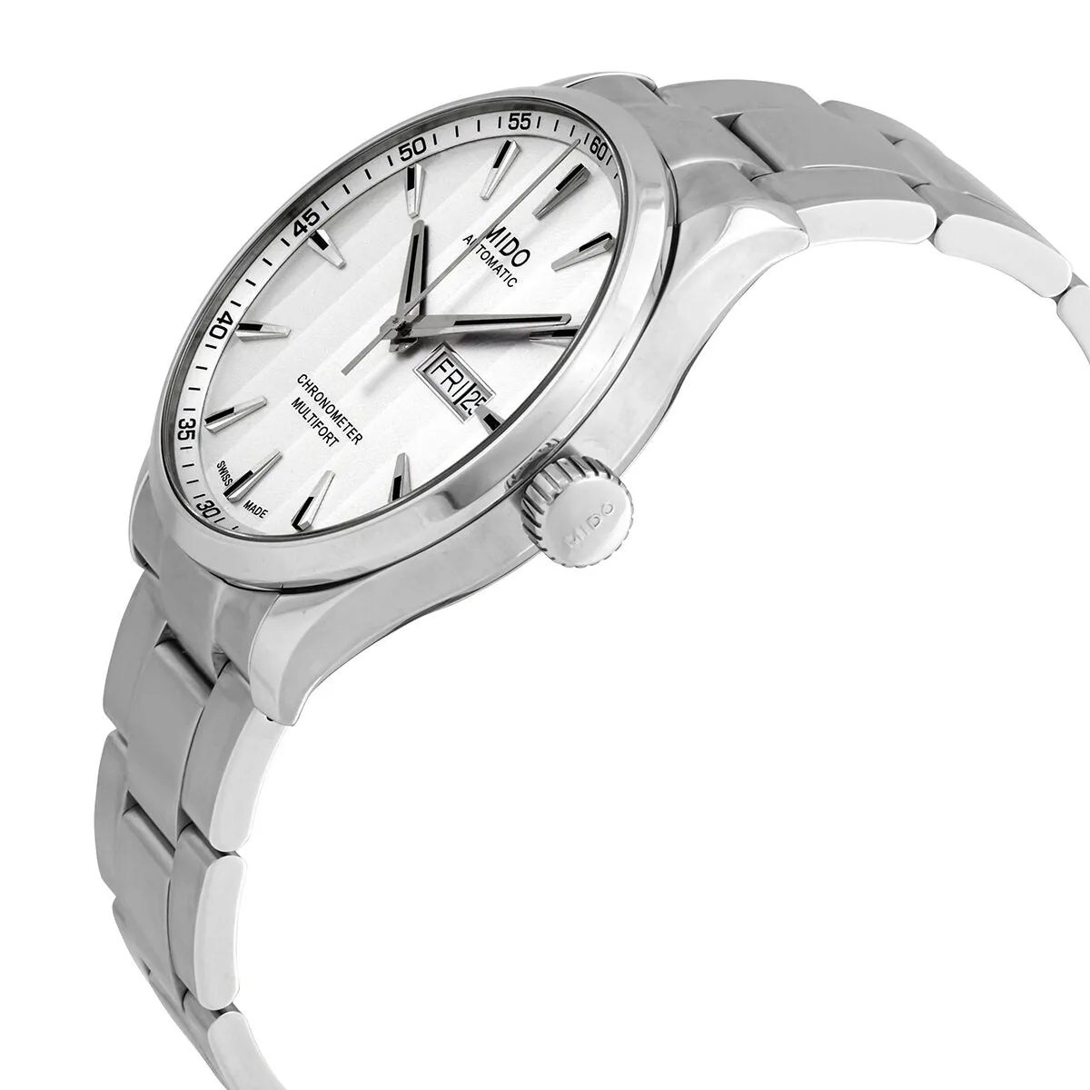 Mido Multifort Chronometer Automatic White Dial Men's Watch M038.431.11.031.00