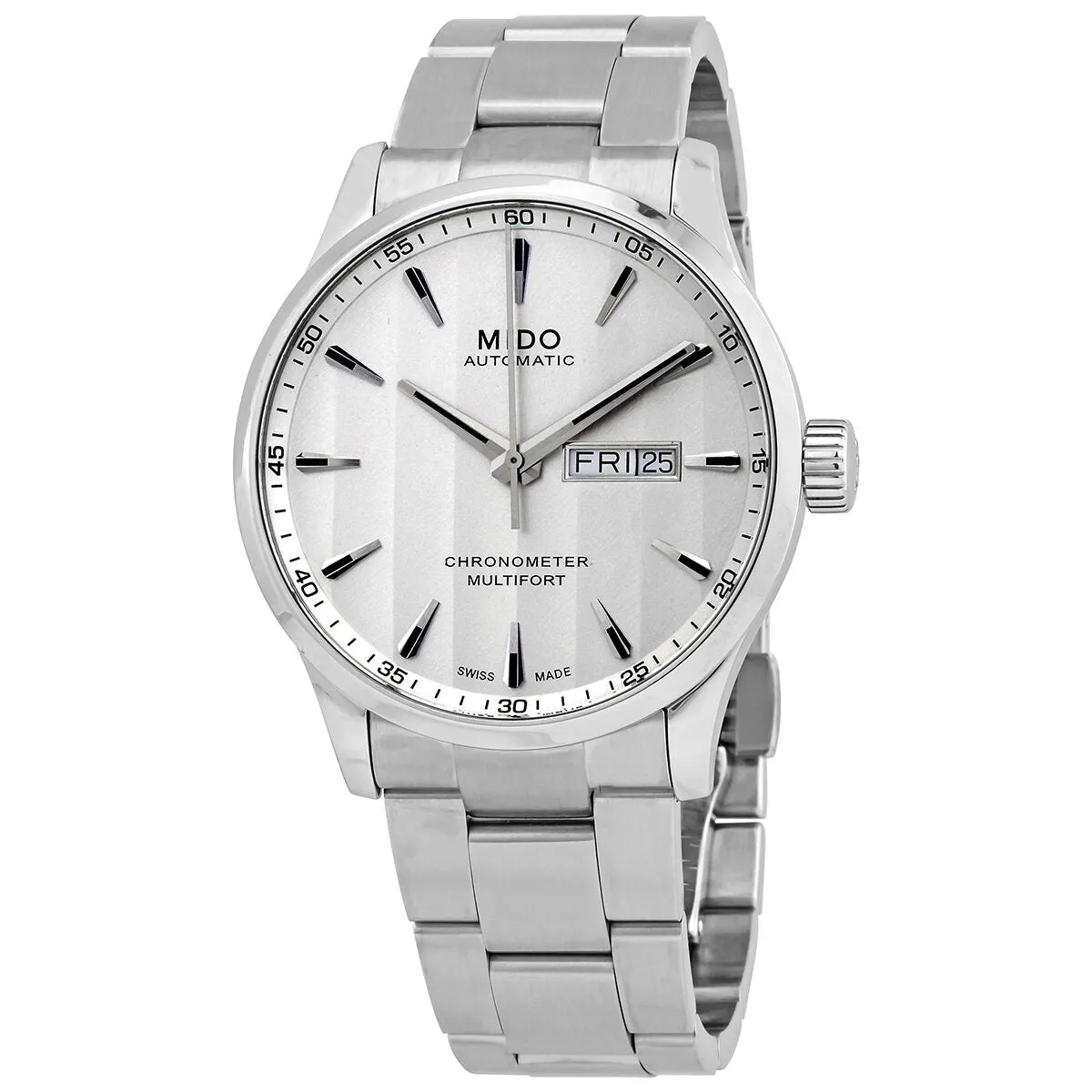Mido Multifort Chronometer Automatic White Dial Men's Watch M038.431.11.031.00