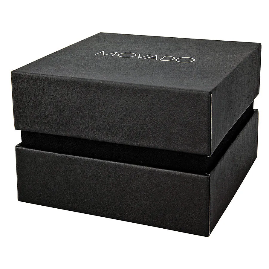 Movado Museum Black Dial Leather Men's Watch 0606876