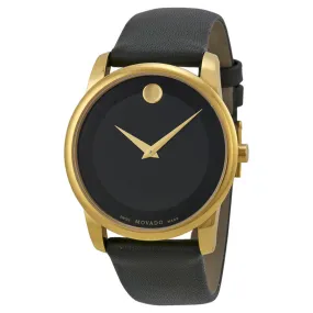 Movado Museum Black Dial Leather Men's Watch 0606876