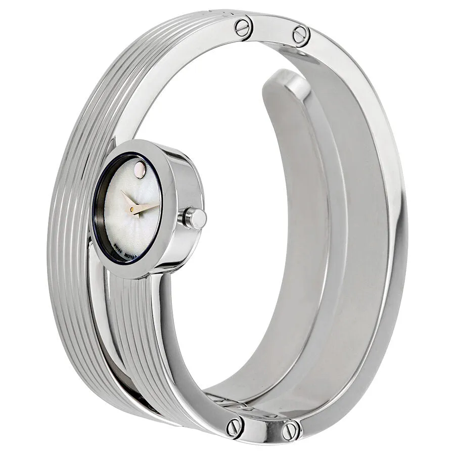 Movado Museum Wrap Mother of Pearl Dial Ladies Watch 0606805
