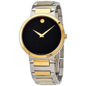 Movado Temo Quartz Black Dial Men's Watch 0607293