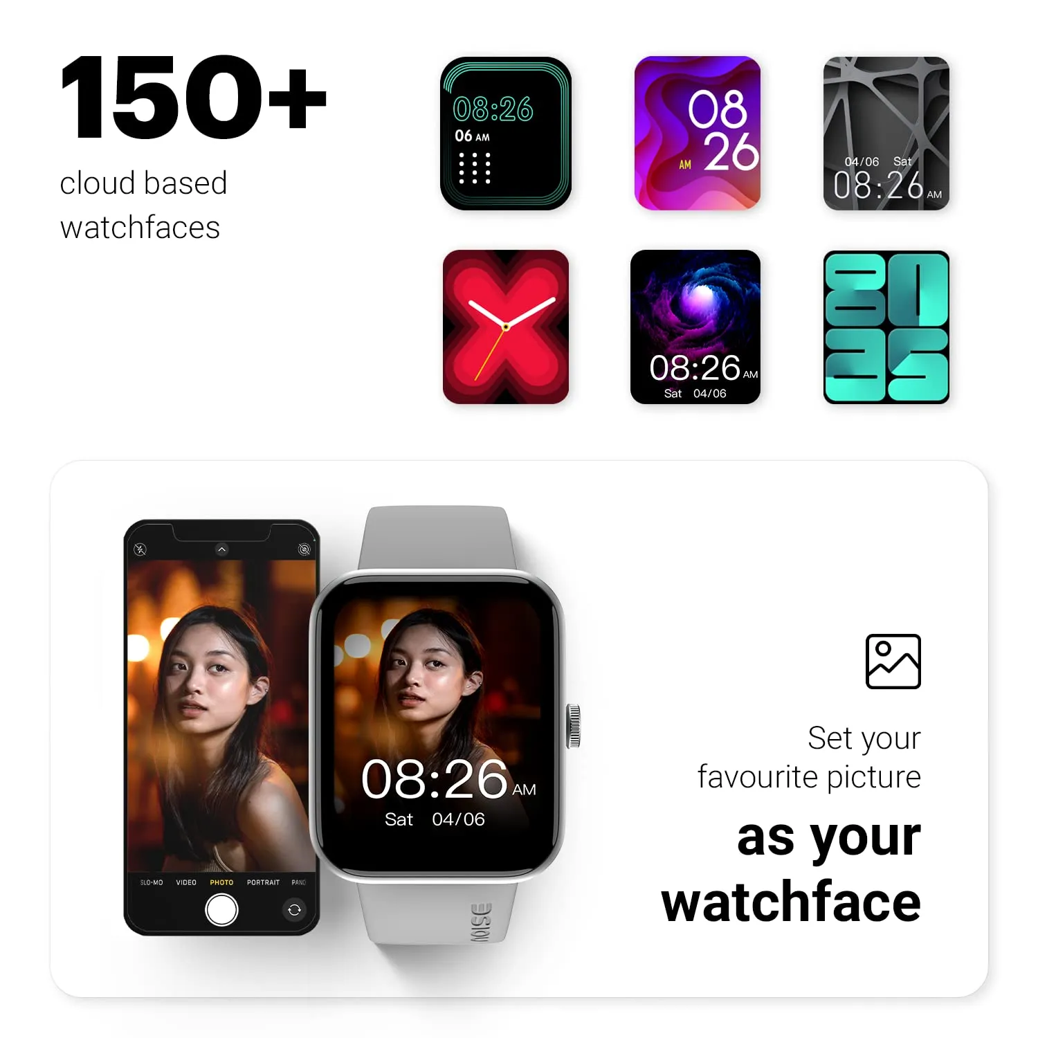 Noise Pulse Go Buzz Smart Watch with Advanced Bluetooth Calling, 1.69" TFT Display, SpO2, 7 days Battery - Jet Black