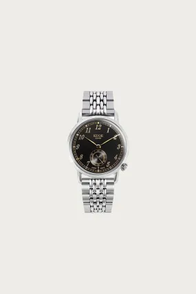 Old Smith - 90-007 - Black Dial - Stainless Steel Bracelet