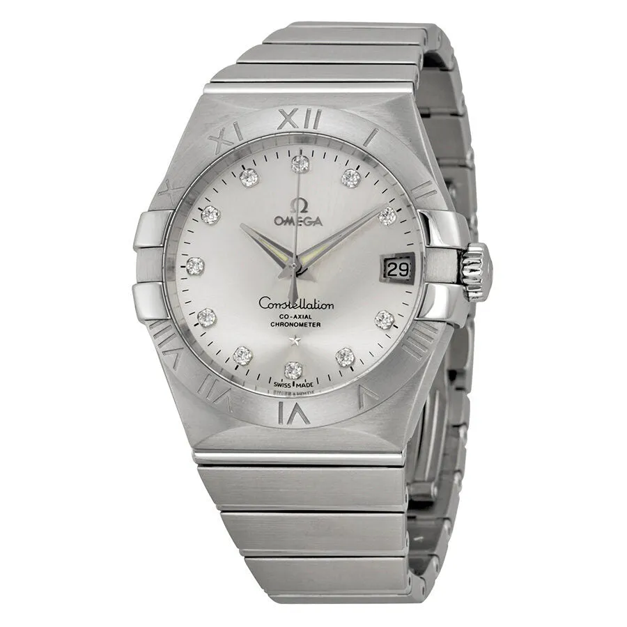Omega Constellation Chronometer Automatic Silver Dial Men's Watch 12310382152001 123.10.38.21.52.001