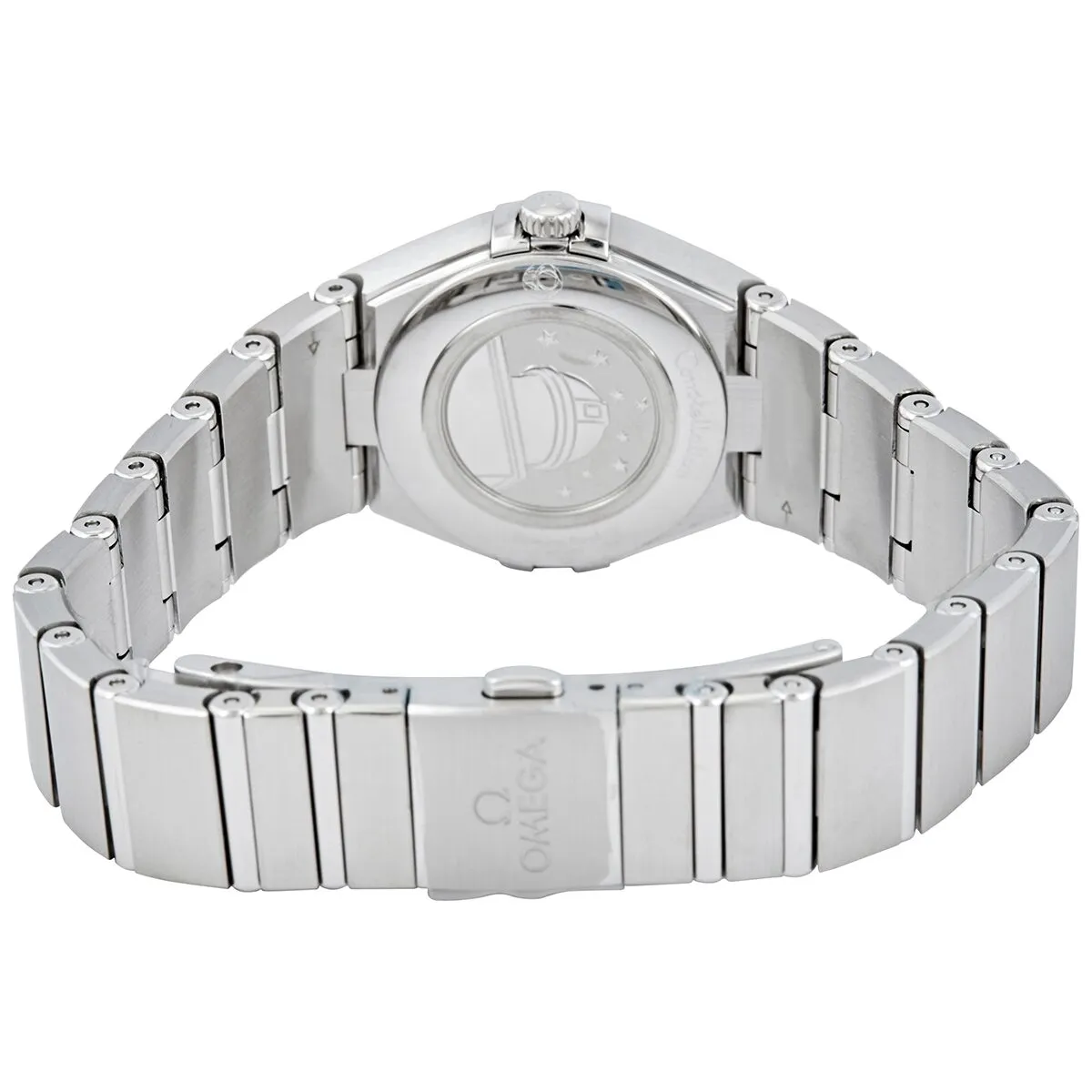 Omega Constellation Manhattan Quartz Diamond Silver Dial Ladies Watch 131.15.25.60.52.001