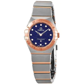Omega Constellation Quartz Diamond Blue Dial Ladies Watch 131.20.25.60.53.002