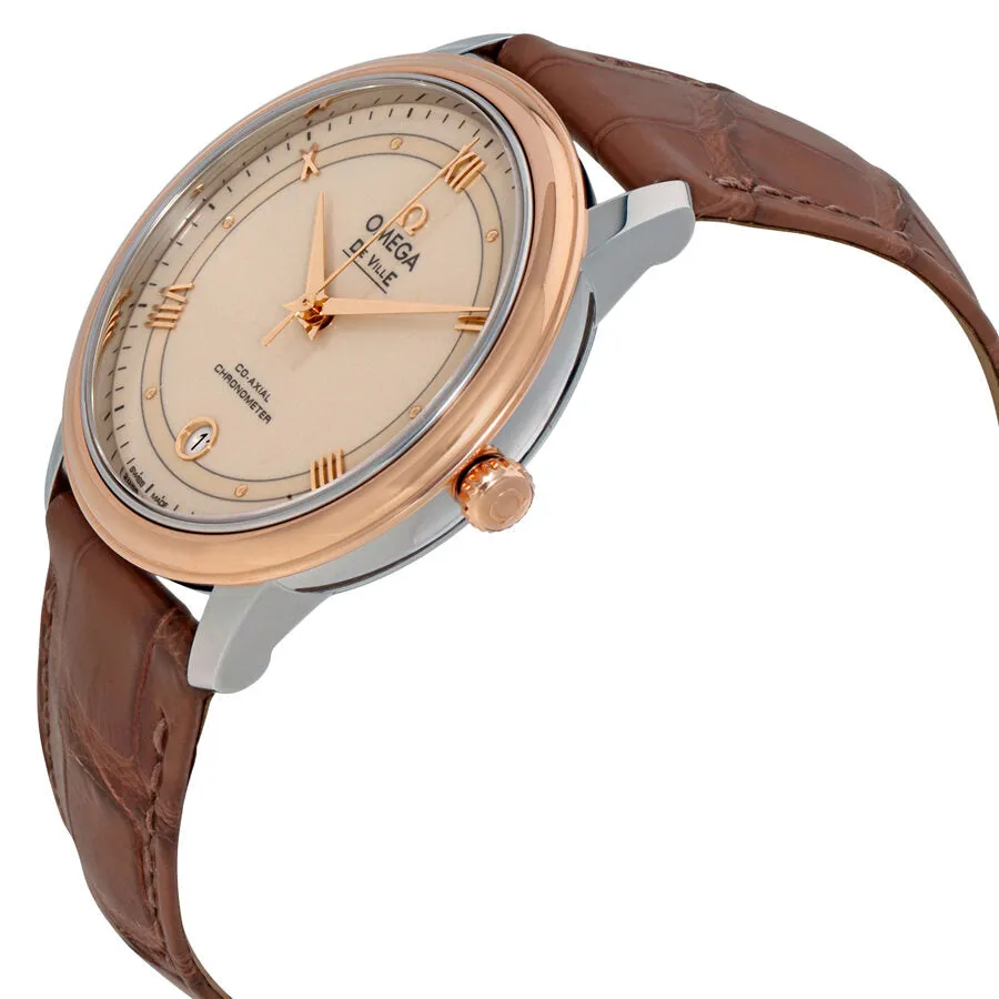 Omega De Ville Automatic Stainless Steel & Rose Gold Unisex Watch 424.23.37.20.09.001