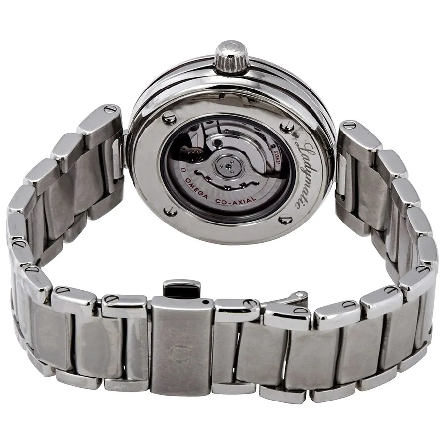 Omega DeVille Pink Mother of Pearl Diamond Dial Automatic Ladies Watch 425.30.34.20.57.001