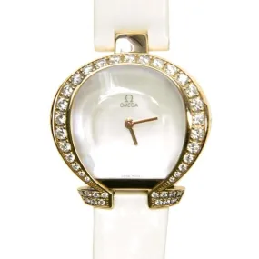 Omega Omegamania Quartz Diamond White Dial Unisex Watch 5885.70.56