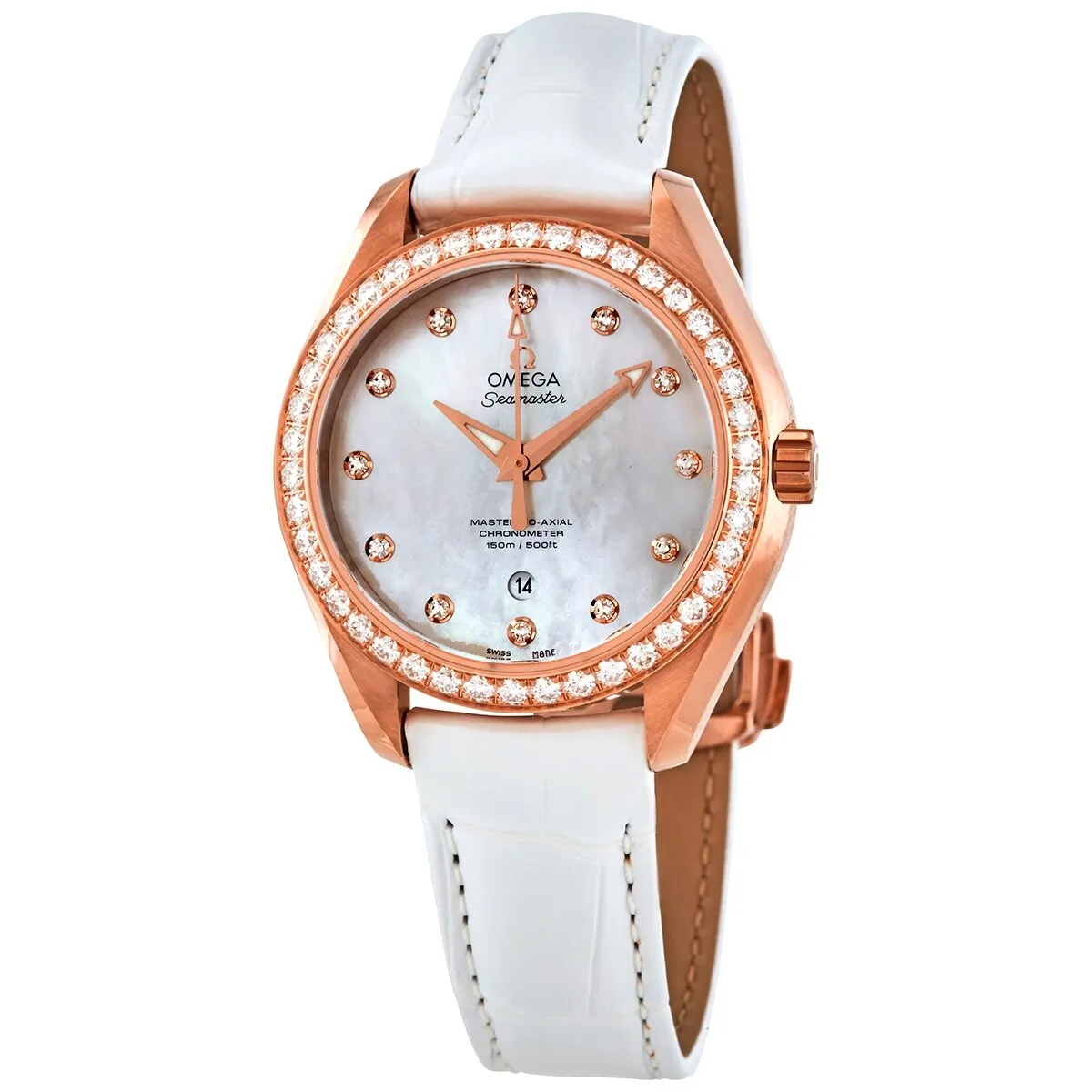 Omega Seamaster Aqua Terra Diamond Ladies Watch 231.58.34.20.55.003