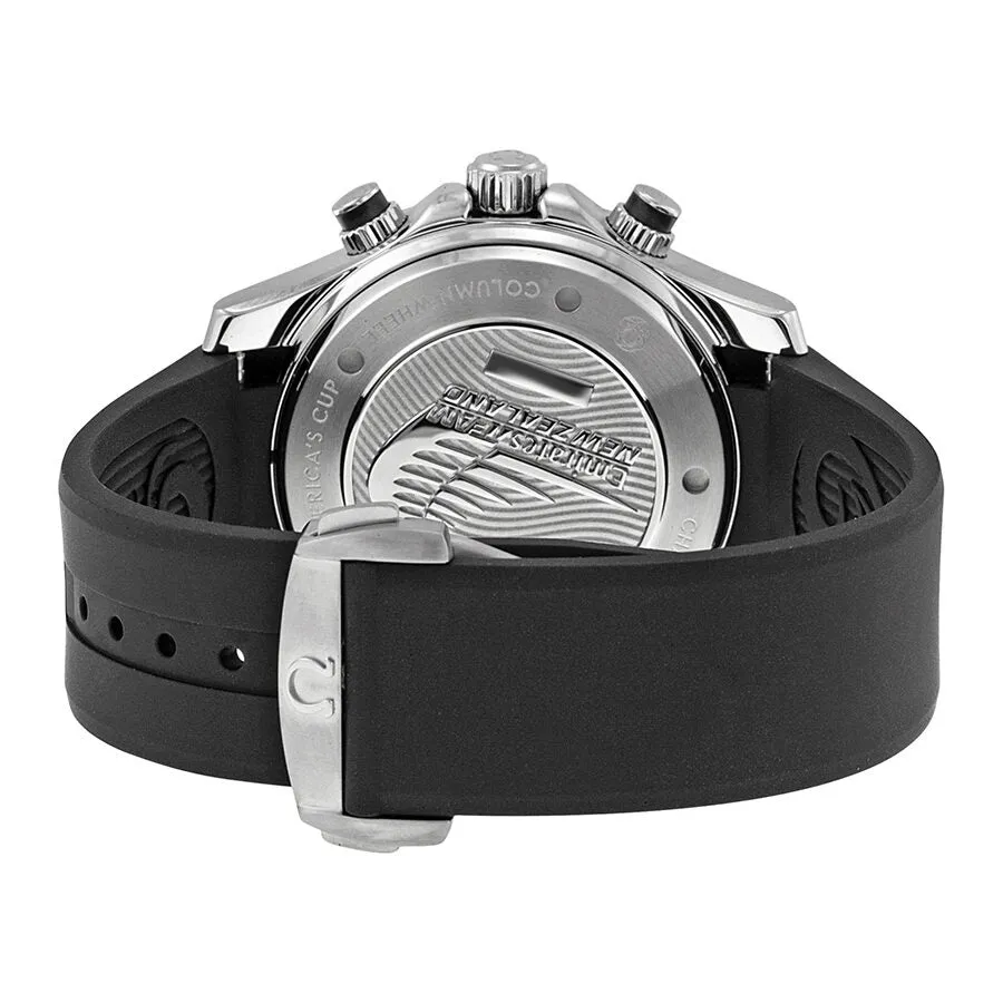 Omega Seamaster Diver  Co-axial Automatic Chronograph Black Dial Black Rubber Men's Watch 212.32.44.50.01.001