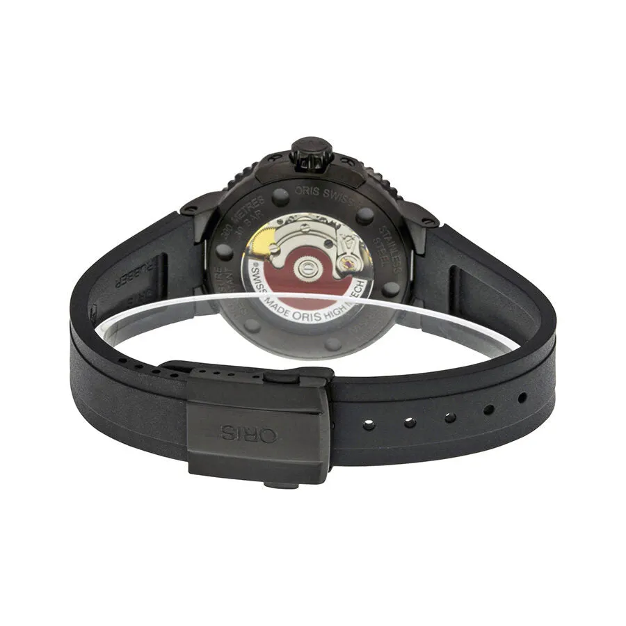 Oris Aquis Date Automatic 36mm Black Dial Black Rubber Watch 733-7652-4722RS 01 733 7652 4722-07 4 18 34B