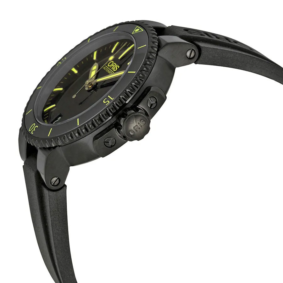 Oris Aquis Date Automatic 36mm Black Dial Black Rubber Watch 733-7652-4722RS 01 733 7652 4722-07 4 18 34B