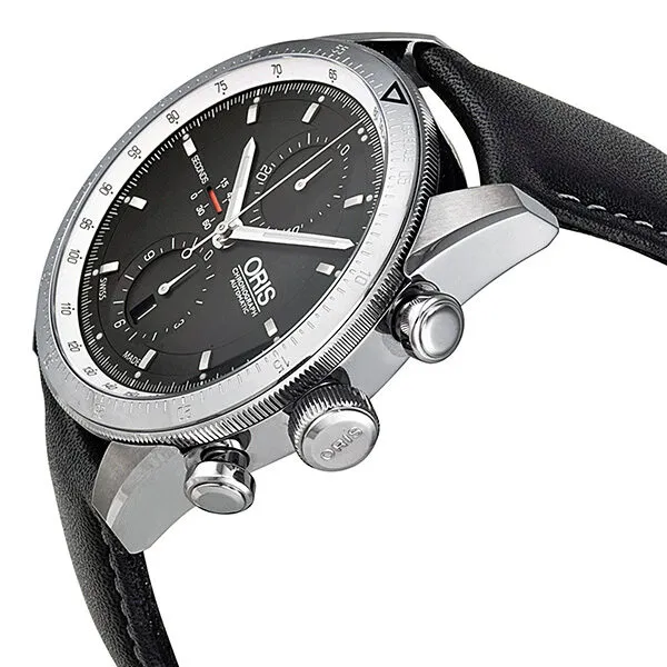 Oris Artix Chronograph Automatic Black Dial Men's Watch 674-7661-4174LS