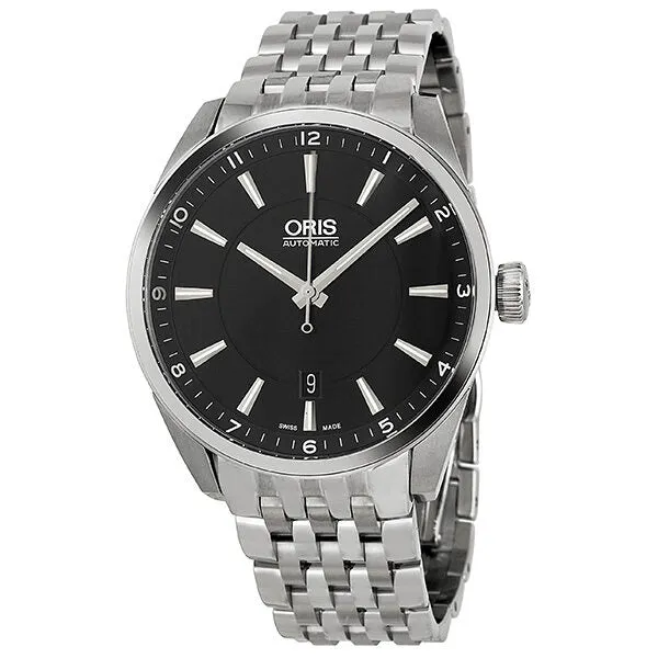 Oris Artix Date Automatic Black Dial Steel Men's Watch 01 733 7642 4054 07 8 21 80