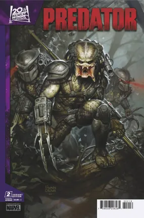 PREDATOR VOL 4 (2023) #2 25 COPY INCV RYAN BROWN VAR
