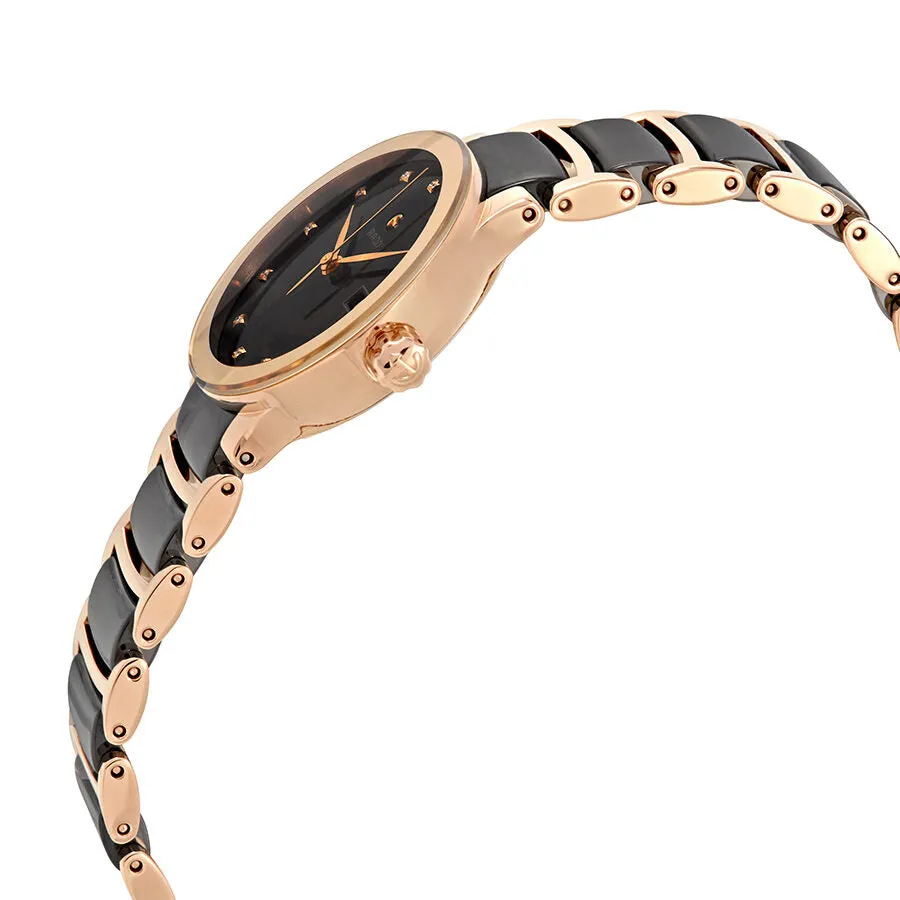 Rado Centrix Automatic Diamond Black Dial Ladies Watch R30183732