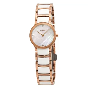 Rado Centrix Diamond White Mother of Pearl Dial Ladies Watch R30186902