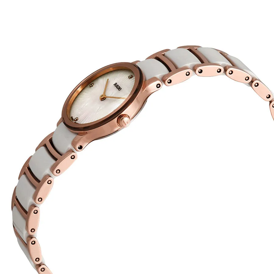 Rado Centrix Diamond White Mother of Pearl Dial Ladies Watch R30186902