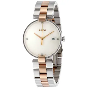 Rado Coupole Jubile White Dial Two-tone Ladies Watch R22852713