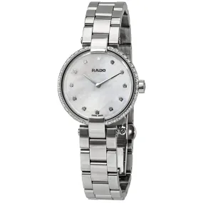 Rado Coupole White Mother of Pearl Diamonds Dial Ladies Watch R22858923