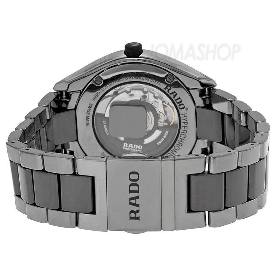 Rado HyperChrome XL Black Dial Black Ceramic and Stainless Steel Bracelet and Case Men's Watch R32165152