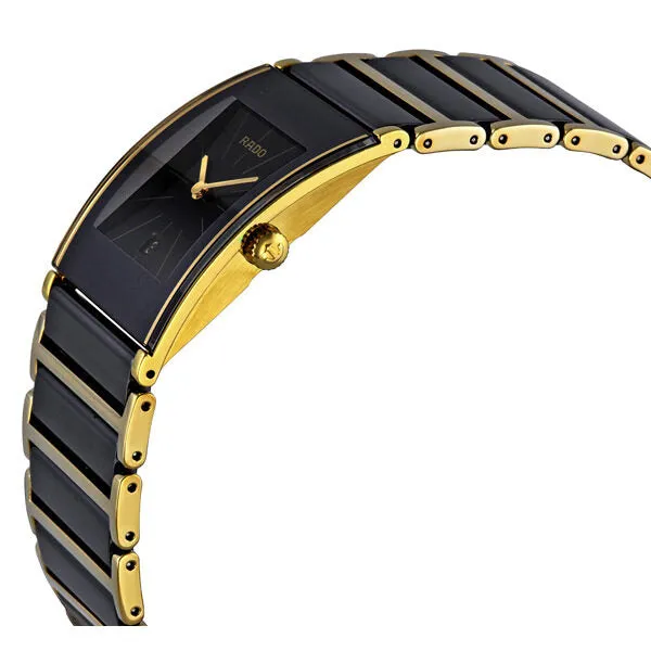 Rado Integral Two Tone Black Ceramic Ladies Watch R20788162