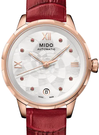 Rainflower Rose Gold Red Ladies Ref. M043.207.36.118.00