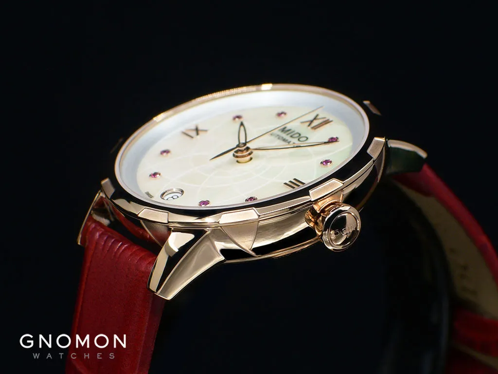 Rainflower Rose Gold Red Ladies Ref. M043.207.36.118.00