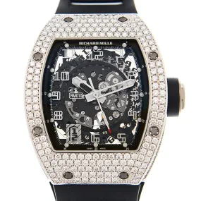 Richard Mille Automatic Men's 18kt White Gold Watch RM010