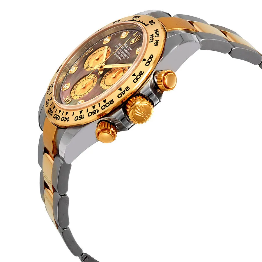 Rolex Cosmograph Daytona Black Mother Of Pearl Diamond Dial Men's Watch 116503BKMDO