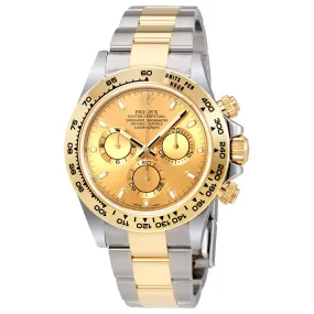Rolex Cosmograph Daytona Champagne Dial Steel and 18K Yellow Gold Men's Watch 116503/78593