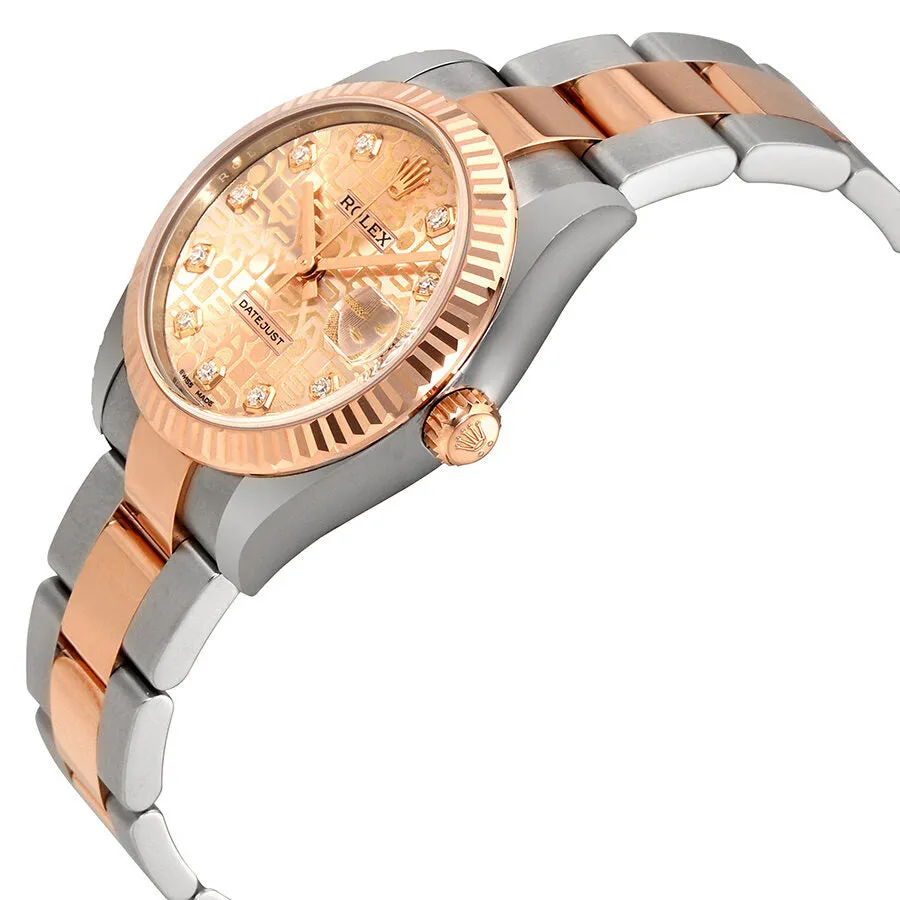 Rolex Datejust 31 Pink Jubilee Diamond Dial Automatic Ladies Watch 178271PJDO
